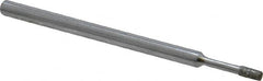 Strauss - 0.157" Head Thickness Diamond (Abrasive) Grinding Pin - 1/8" Shank Diam x 2" Shank Length, (170 Mesh Grit) - Exact Tooling