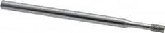 Strauss - 0.157" Head Thickness Diamond (Abrasive) Grinding Pin - 1/8" Shank Diam x 2" Shank Length, Medium Grade, 80 Grit - Exact Tooling