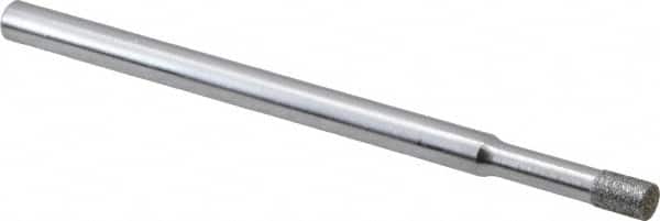 Strauss - 0.11" Head Diam x 0.157" Head Thickness Diamond (Abrasive) Grinding Pin - 1/8" Shank Diam x 2" Shank Length, Very Fine Grade, 170 Grit - Exact Tooling
