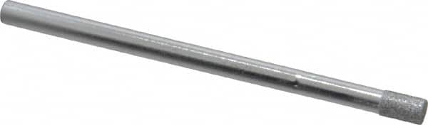 Strauss - 1/8" Head Diam x 0.197" Head Thickness Diamond (Abrasive) Grinding Pin - 1/8" Shank Diam x 2" Shank Length, (170 Mesh Grit) - Exact Tooling
