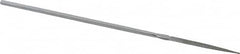 Strauss - 5-1/2" OAL Fine Point Needle Diamond File - 5/32" Wide x 1/16" Thick, 1-5/8 LOC, 91 Grit - Exact Tooling