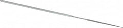 Strauss - 5-1/2" OAL Fine Round Needle Diamond File - 1/16" Wide x 1/16" Thick, 1-5/8 LOC, 91 Grit - Exact Tooling