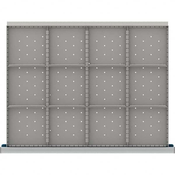 LISTA - 12-Compartment Drawer Divider Layout for 3.15" High Drawers - Exact Tooling