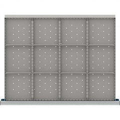 LISTA - 12-Compartment Drawer Divider Layout for 3.15" High Drawers - Exact Tooling