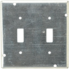 Cooper Crouse-Hinds - Electrical Outlet Box Steel Square Surface Cover - Exact Tooling