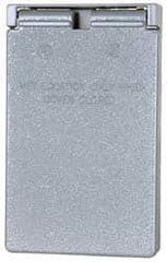 Cooper Crouse-Hinds - Electrical Outlet Box Aluminum Weatherproof Cover - Includes Gasket - Exact Tooling