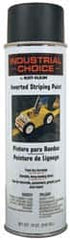 Rust-Oleum - 18 fl oz Black Striping Paint - 150' Coverage at 4" Wide, Solvent-Based Formula - Exact Tooling