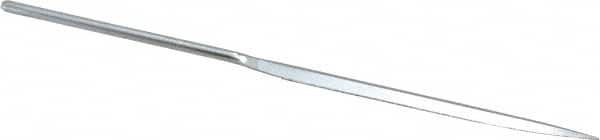 Strauss - 5-1/2" OAL Coarse Barrette Needle Diamond File - 13/64" Wide x 1/16" Thick, 2-3/4 LOC, 181 Grit - Exact Tooling