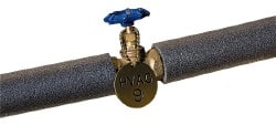 NMC - 1-1/2" High x 1-1/2" Long, English Safety & Facility Valve Tag - 1 Side, Brass - Exact Tooling