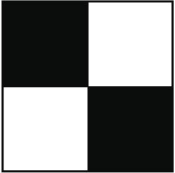 NMC - Black & White Checkered Vinyl Tape - 2" Wide x 108' Long x 0.002" Thick, General Traffic - Exact Tooling
