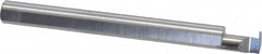 Accupro - 0.0175" Groove Width, 0.187" Min Hole Diam, 1/4" Max Hole Depth, Retaining Ring Grooving Tool - 0.05" Projection, 1-3/4" Shank Length, 2" OAL, Solid Carbide, Bright Finish - Exact Tooling