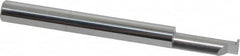 Accupro - 0.0175" Groove Width, 0.187" Min Hole Diam, 1/2" Max Hole Depth, Retaining Ring Grooving Tool - 0.05" Projection, 1-1/2" Shank Length, 2" OAL, Solid Carbide, Bright Finish - Exact Tooling