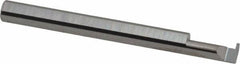 Accupro - 0.0255" Groove Width, 0.187" Min Hole Diam, 3/8" Max Hole Depth, Retaining Ring Grooving Tool - 0.05" Projection, 1-5/8" Shank Length, 2" OAL, Solid Carbide, Bright Finish - Exact Tooling