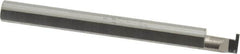 Accupro - 0.0305" Groove Width, 0.187" Min Hole Diam, 1/4" Max Hole Depth, Retaining Ring Grooving Tool - 0.05" Projection, 1-3/4" Shank Length, 2" OAL, Solid Carbide, Bright Finish - Exact Tooling