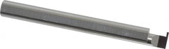 Accupro - 0.0305" Groove Width, 1/4" Min Hole Diam, 1/4" Max Hole Depth, Retaining Ring Grooving Tool - 0.06" Projection, 2-1/4" Shank Length, 2-1/2" OAL, Solid Carbide, Bright Finish - Exact Tooling