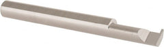 Accupro - 0.0305" Groove Width, 1/4" Min Hole Diam, 5/8" Max Hole Depth, Retaining Ring Grooving Tool - 0.06" Projection, 1-7/8" Shank Length, 2-1/2" OAL, Solid Carbide, Bright Finish - Exact Tooling