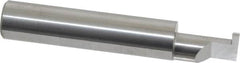 Accupro - 0.094" Groove Width, 1/2" Min Hole Diam, 3/4" Max Hole Depth, Retaining Ring Grooving Tool - 0.16" Projection, 2-1/4" Shank Length, 3" OAL, Solid Carbide, Bright Finish - Exact Tooling