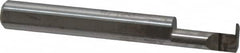 Accupro - 0.0335" Groove Width, 0.312" Min Hole Diam, 5/8" Max Hole Depth, Full Radius Grooving Tool - 0.11" Projection, 1-7/8" Shank Length, 2-1/2" OAL, 0.0168" Radius, Solid Carbide - Exact Tooling