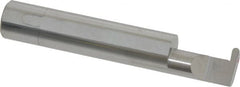 Accupro - 0.094" Groove Width, 1/2" Min Hole Diam, 3/4" Max Hole Depth, Full Radius Grooving Tool - 0.16" Projection, 2-1/4" Shank Length, 3" OAL, 0.047" Radius, Solid Carbide, Bright Finish - Exact Tooling
