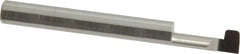 Accupro - 0.145" Groove Width, 1/4" Min Hole Diam, 5/8" Max Hole Depth, O-Ring Grooving Tool - 0.11" Projection, 1-7/8" Shank Length, 2-1/2" OAL, 0.04" Radius, Solid Carbide, Bright Finish - Exact Tooling