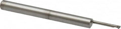 Accupro - 0.3" Cutting Depth, 40 to 80 TPI, 0.06" Diam, Internal Thread, Solid Carbide, Single Point Threading Tool - Bright Finish, 1-1/2" OAL, 1/8" Shank Diam, 0.02" Projection from Edge, 60° Profile Angle - Exact Tooling