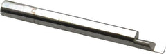 Accupro - 0.35" Cutting Depth, 18 to 56 TPI, 0.18" Diam, Internal Thread, Solid Carbide, Single Point Threading Tool - Bright Finish, 2-1/2" OAL, 1/4" Shank Diam, 0.04" Projection from Edge, 60° Profile Angle - Exact Tooling