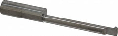 Accupro - 1-1/2" Cutting Depth, 14 to 40 TPI, 0.23" Diam, Internal Thread, Solid Carbide, Single Point Threading Tool - Bright Finish, 2-1/2" OAL, 5/16" Shank Diam, 0.055" Projection from Edge, 60° Profile Angle - Exact Tooling