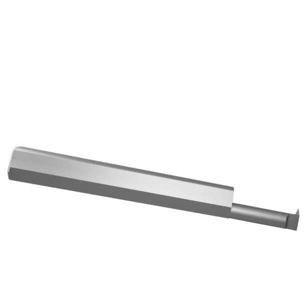 Accupro - 1/2" Cutting Depth, 12 to 40 TPI, 0.29" Diam, Internal Thread, Solid Carbide, Single Point Threading Tool - Bright Finish, 2-1/2" OAL, 5/16" Shank Diam, 0.07" Projection from Edge, 60° Profile Angle - Exact Tooling