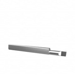 Accupro - 1/2" Cutting Depth, 10 to 32 TPI, 0.32" Diam, Internal Thread, Solid Carbide, Single Point Threading Tool - Bright Finish, 2-1/2" OAL, 3/8" Shank Diam, 0.075" Projection from Edge, 60° Profile Angle - Exact Tooling