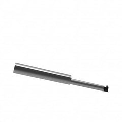 Accupro - 1" Cutting Depth, 10 to 32 TPI, 0.32" Diam, Internal Thread, Solid Carbide, Single Point Threading Tool - Bright Finish, 2-1/2" OAL, 3/8" Shank Diam, 0.075" Projection from Edge, 60° Profile Angle - Exact Tooling