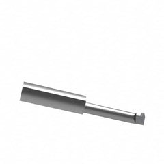 Accupro - 1-1/4" Cutting Depth, 8 to 32 TPI, 0.36" Diam, Internal Thread, Solid Carbide, Single Point Threading Tool - Bright Finish, 2-1/2" OAL, 3/8" Shank Diam, 0.08" Projection from Edge, 60° Profile Angle - Exact Tooling