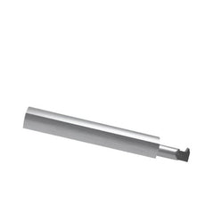 Accupro - 3/4" Cutting Depth, 8 to 32 TPI, 0.49" Diam, Internal Thread, Solid Carbide, Single Point Threading Tool - Bright Finish, 3" OAL, 1/2" Shank Diam, 0.12" Projection from Edge, 60° Profile Angle - Exact Tooling