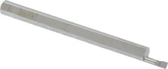 Accupro - 0.06" Min Bore Diam, 0.15" Max Bore Depth, 1/8 Shank Diam, Boring Bar - Right Hand Cut, Solid Carbide, Bright Finish - Exact Tooling