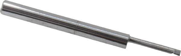 Accupro - 0.06" Min Bore Diam, 0.4" Max Bore Depth, 1/8 Shank Diam, Boring Bar - Right Hand Cut, Solid Carbide, Bright Finish - Exact Tooling