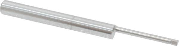 Accupro - 0.06" Min Bore Diam, 1/2" Max Bore Depth, 1/8 Shank Diam, Boring Bar - Right Hand Cut, Solid Carbide, Bright Finish - Exact Tooling