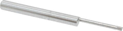 Accupro - 0.06" Min Bore Diam, 1/2" Max Bore Depth, 1/8 Shank Diam, Boring Bar - Right Hand Cut, Solid Carbide, Bright Finish - Exact Tooling