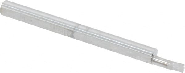 Accupro - 0.08" Min Bore Diam, 0.2" Max Bore Depth, 1/8 Shank Diam, Boring Bar - Right Hand Cut, Solid Carbide, Bright Finish - Exact Tooling