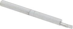 Accupro - 0.08" Min Bore Diam, 0.2" Max Bore Depth, 1/8 Shank Diam, Boring Bar - Right Hand Cut, Solid Carbide, Bright Finish - Exact Tooling