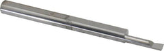 Accupro - 0.08" Min Bore Diam, 0.3" Max Bore Depth, 1/8 Shank Diam, Boring Bar - Right Hand Cut, Solid Carbide, Bright Finish - Exact Tooling
