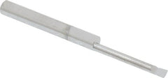 Accupro - 0.08" Min Bore Diam, 0.6" Max Bore Depth, 1/8 Shank Diam, Boring Bar - Right Hand Cut, Solid Carbide, Bright Finish - Exact Tooling