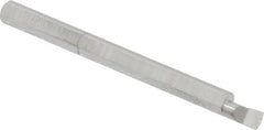Accupro - 0.1" Min Bore Diam, 0.15" Max Bore Depth, 1/8 Shank Diam, Boring Bar - Right Hand Cut, Solid Carbide, Bright Finish - Exact Tooling
