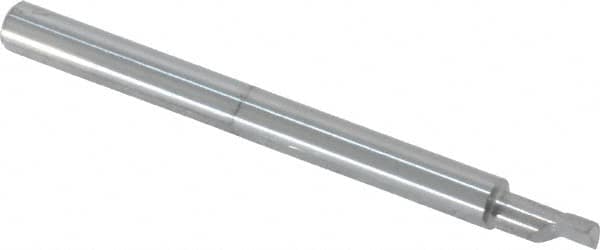 Accupro - 0.1" Min Bore Diam, 0.2" Max Bore Depth, 1/8 Shank Diam, Boring Bar - Right Hand Cut, Solid Carbide, Bright Finish - Exact Tooling