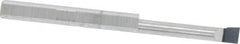Accupro - 0.11" Min Bore Diam, 0.3" Max Bore Depth, 1/8 Shank Diam, Boring Bar - Right Hand Cut, Solid Carbide, Bright Finish - Exact Tooling