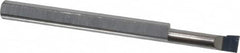 Accupro - 0.11" Min Bore Diam, 0.4" Max Bore Depth, 1/8 Shank Diam, Boring Bar - Right Hand Cut, Solid Carbide, Bright Finish - Exact Tooling