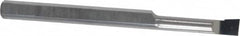 Accupro - 0.11" Min Bore Diam, 1/2" Max Bore Depth, 1/8 Shank Diam, Boring Bar - Right Hand Cut, Solid Carbide, Bright Finish - Exact Tooling