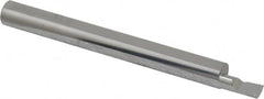Accupro - 0.12" Min Bore Diam, 1/4" Max Bore Depth, 3/16 Shank Diam, Boring Bar - Right Hand Cut, Solid Carbide, Bright Finish - Exact Tooling