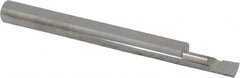 Accupro - 0.14" Min Bore Diam, 0.4" Max Bore Depth, 3/16 Shank Diam, Boring Bar - Right Hand Cut, Solid Carbide, Bright Finish - Exact Tooling