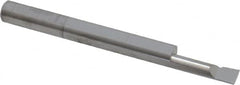 Accupro - 0.14" Min Bore Diam, 1/2" Max Bore Depth, 3/16 Shank Diam, Boring Bar - Right Hand Cut, Solid Carbide, Bright Finish - Exact Tooling