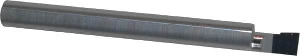 Accupro - 0.16" Min Bore Diam, 1/4" Max Bore Depth, 3/16 Shank Diam, Boring Bar - Right Hand Cut, Solid Carbide, Bright Finish - Exact Tooling