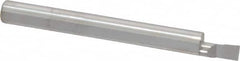 Accupro - 0.18" Min Bore Diam, 0.35" Max Bore Depth, 1/4 Shank Diam, Boring Bar - Right Hand Cut, Solid Carbide, Bright Finish - Exact Tooling